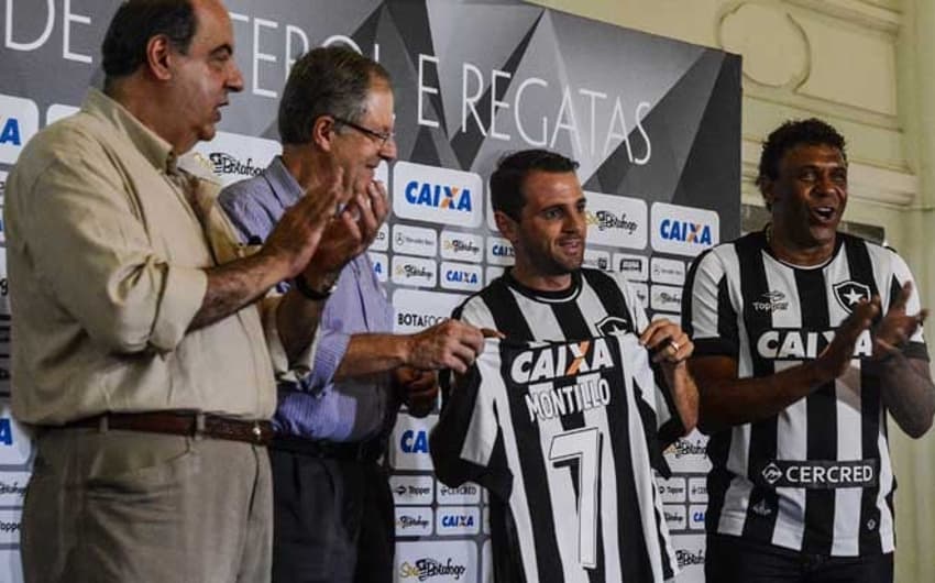 Apresentado na quarta-feira Montillo logo vestiu a camisa 7 do Botafogo