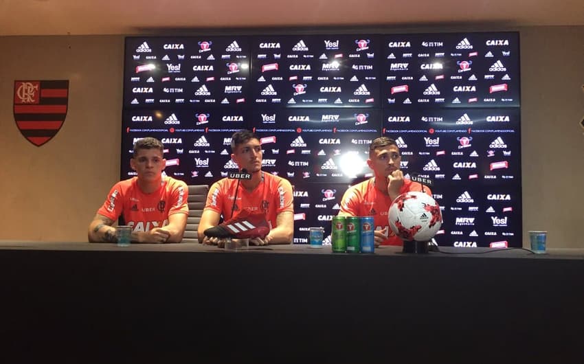 Thiago, Ronaldo e Léo Duarte