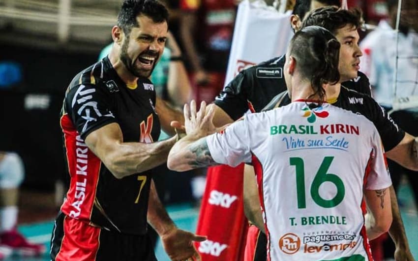 Vôlei Brasil Kirin é o quarto colocado da Superliga, com 28 pontos