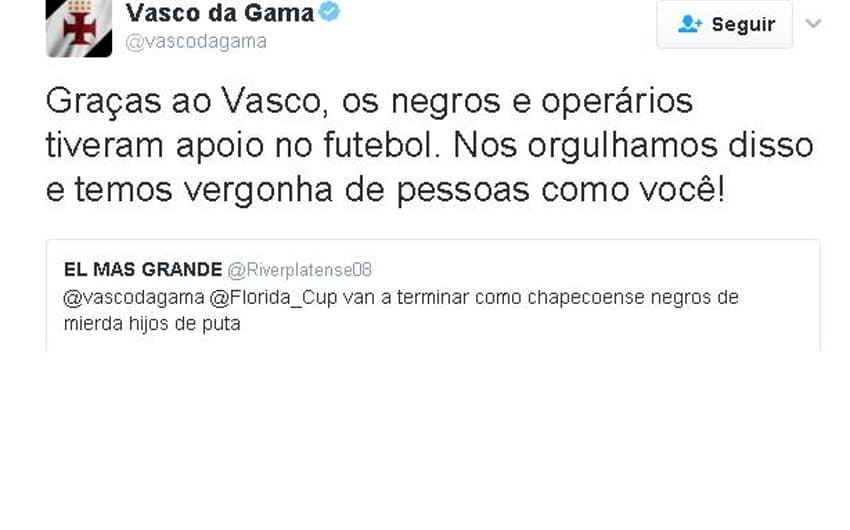 Vasco racismo