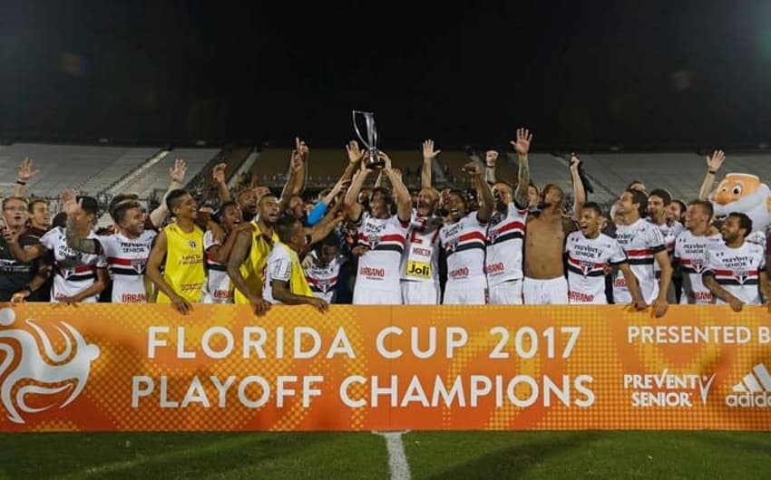 São Paulo campeão da Florida Cup contra o Corinthians