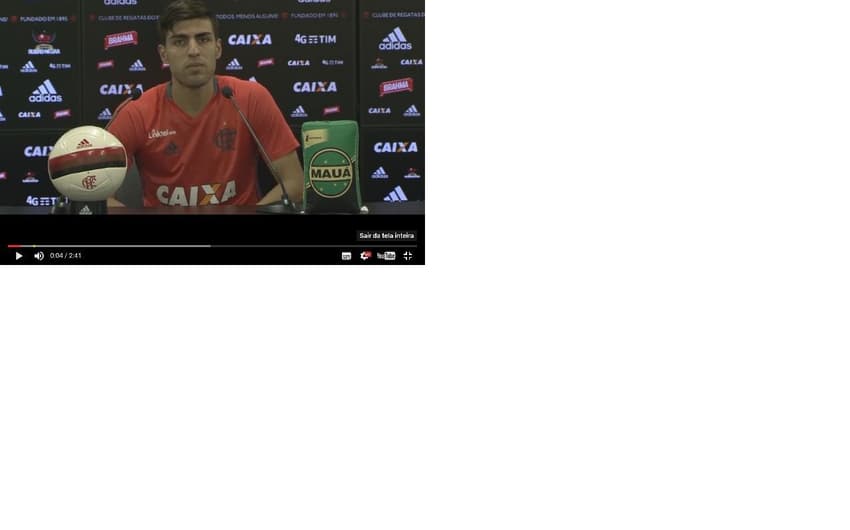 Thiago Ennes foi emprestado pelo Flamengo (Reprodução)