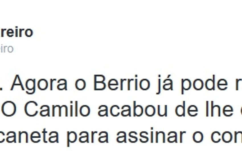 Caneta de Camilo em Berrío virou assunto na web