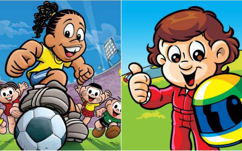 Ronadinho e Senninha fazem a alegria da garotada nos quadrinhos. Veja outros personagens