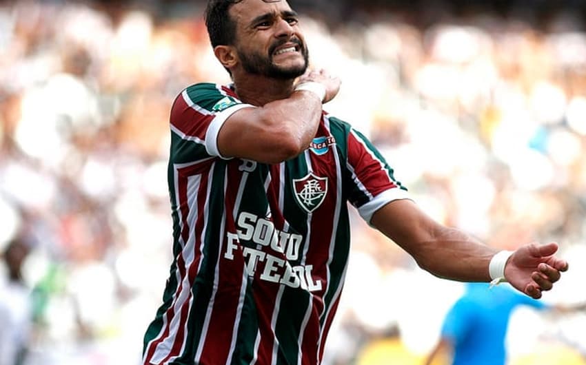 Ceifou: Henrique Dourado quebrou jejum de gols contra o Vasco (Foto: Nelson Perez/Fluminense FC)