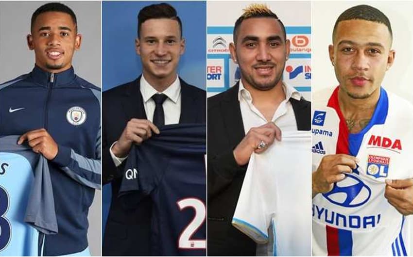Gabriel Jesus, Draxler, Payet, Memphis Depay... Confira as principais contratações do futebol europeu na janela de inverno