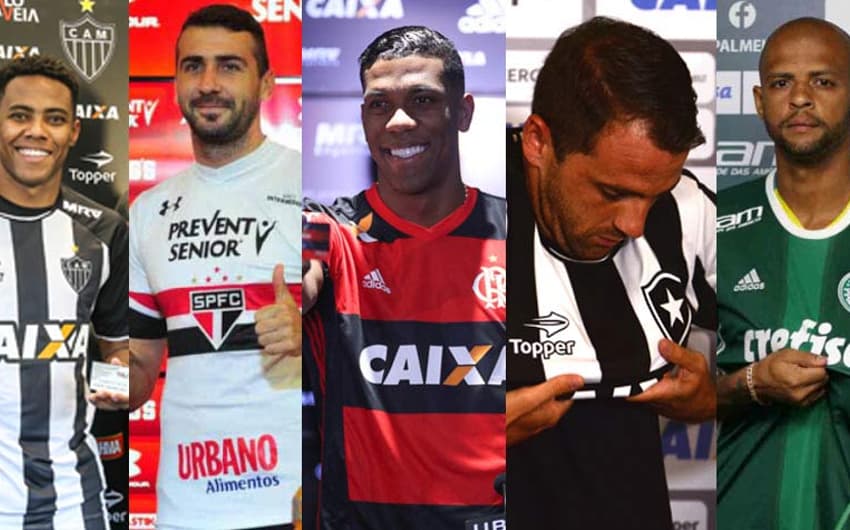 Veja os reforços dos clubes brasileiros para a temporada&nbsp;