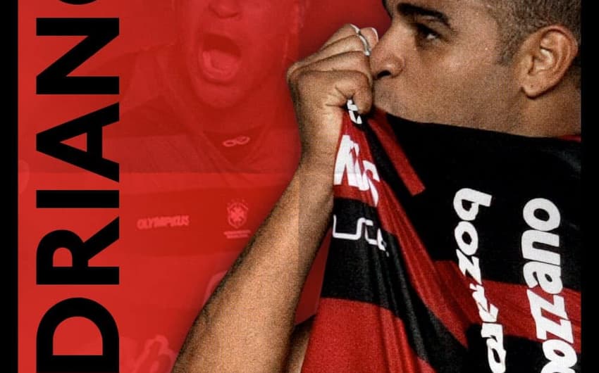 Adriano no Flamengo