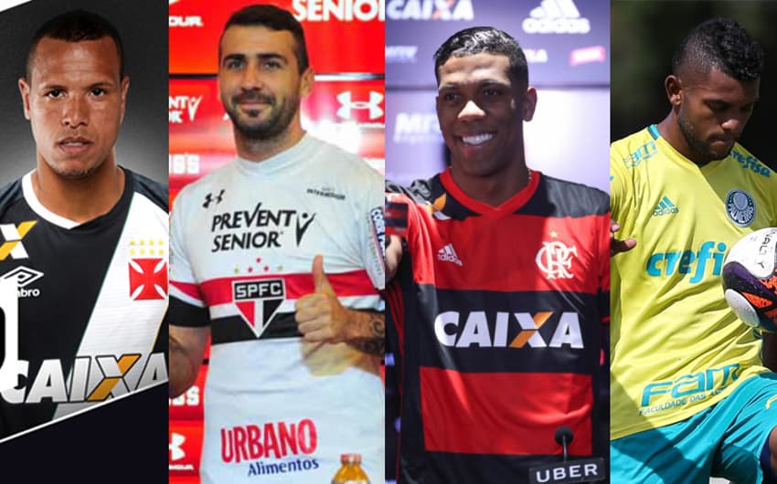 Veja os reforços já contratados pelos gigantes do Rio de Janeiro e São Paulo para a atual temporada
