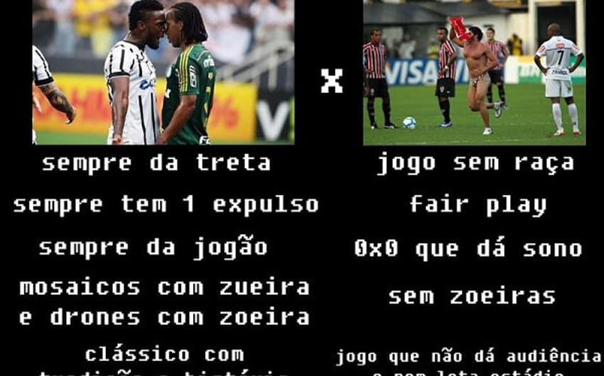 Memes brincam com Dérbi pelo Campeonato Paulista