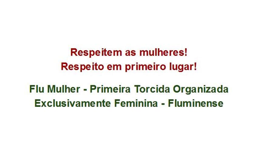 Flu Mulher - Fluminense