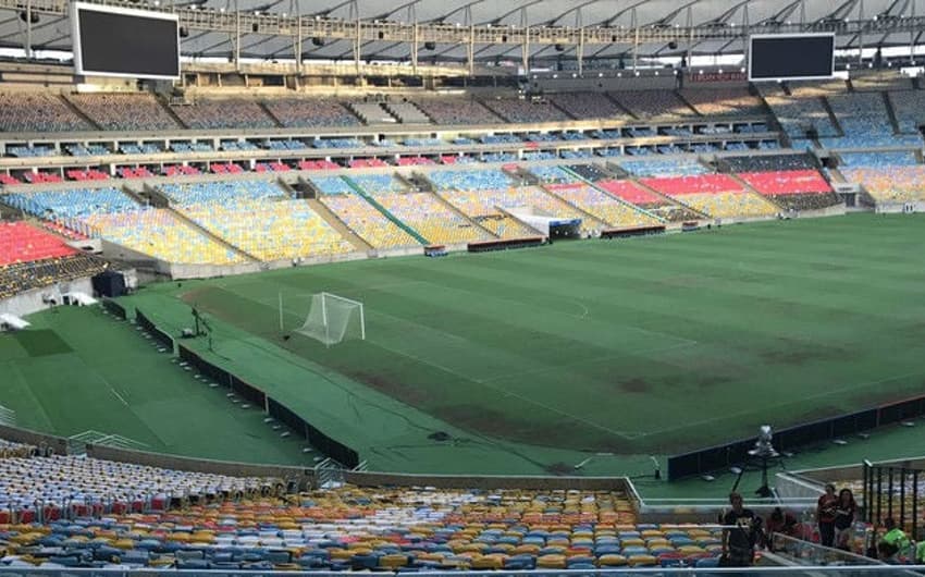 Torcedores do Flamengo estiveram no Maracanã na última terça-feira para a montagem do mosaico