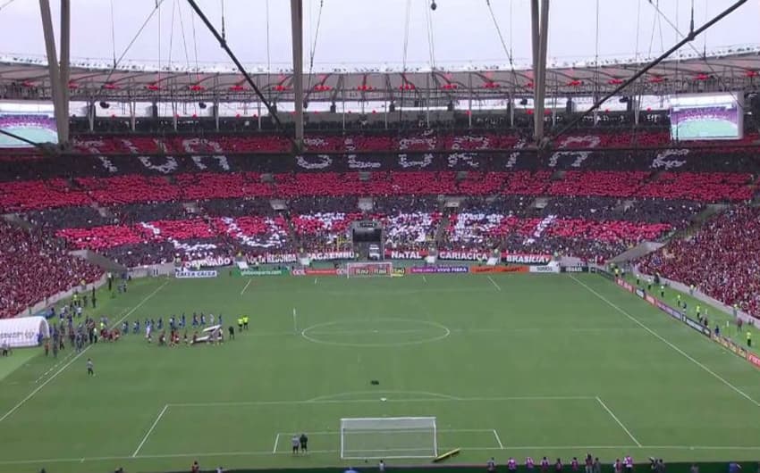 Torcida do Flamengo já realizou diversos mosaicos no Maracanã