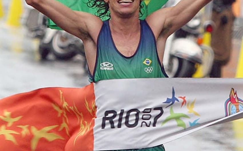 Franck Caldeira, ouro na maratona do PAN do Rio 2007