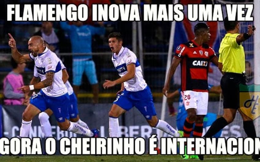 Derrota para o Universidad Católica rendeu memes com Flamengo
