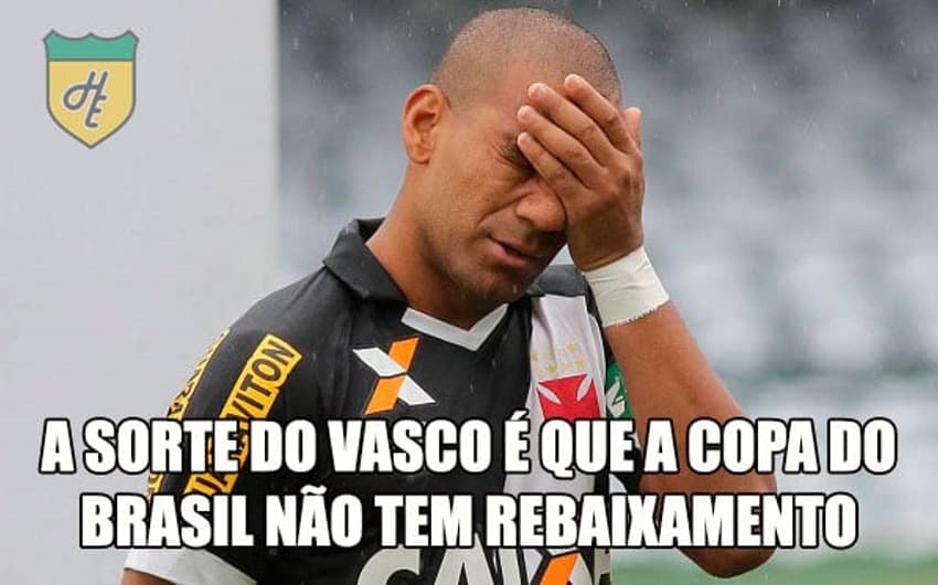 Eliminação do Vasco para o Vitória na Copa do Brasil fez zoeira tomar conta da web