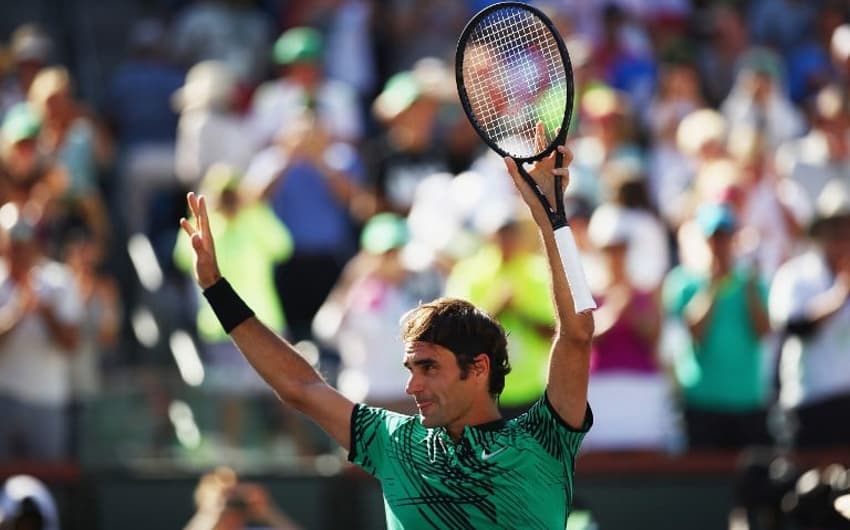 Roger Federer voltou a fazer história. A lenda do tênis conquistou Indian Wells pela quinta vez. É o 90º título de sua carreira.