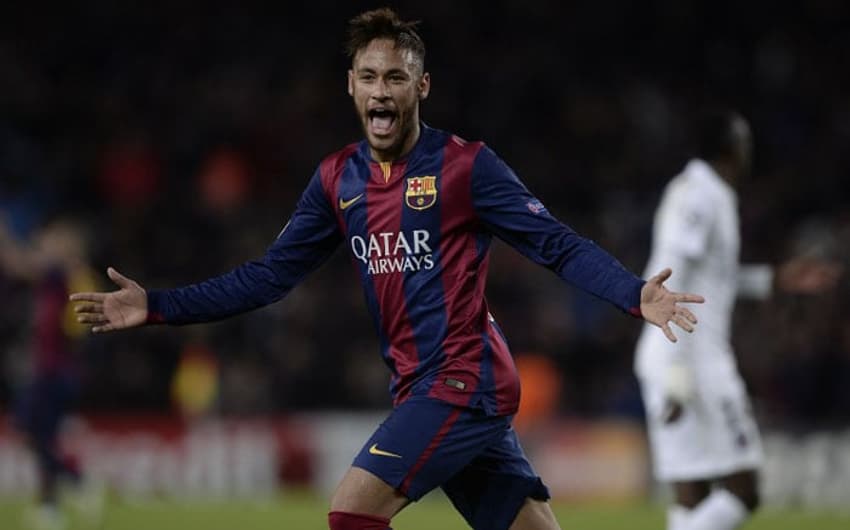 Barcelona 3 x 1 PSG (Fase de Grupos da Champions 14/15 - 1 gol de Neymar)