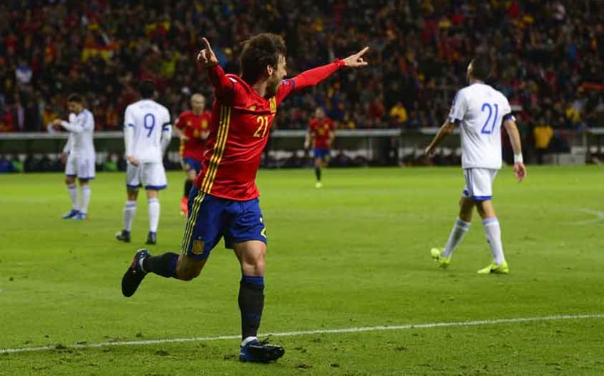 Veja imagens da vitória da Espanha