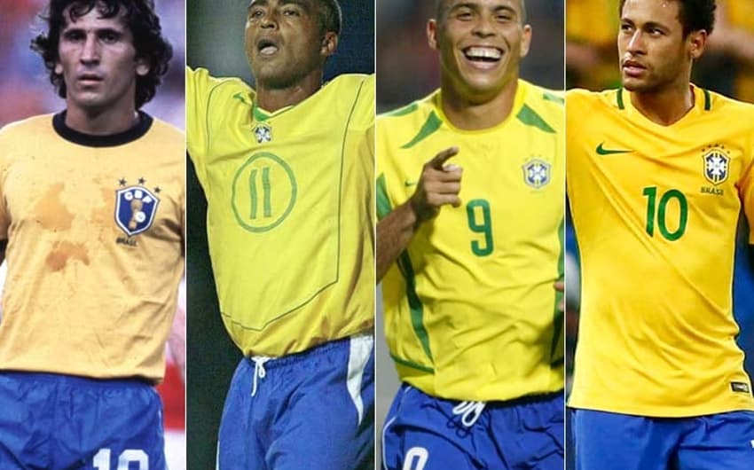 Zico, Romário, Ronaldo, Neymar... Quem brilhou mais?