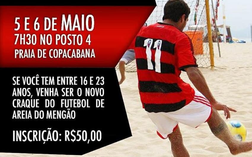 Flamengo Beach Soccer faz peneira