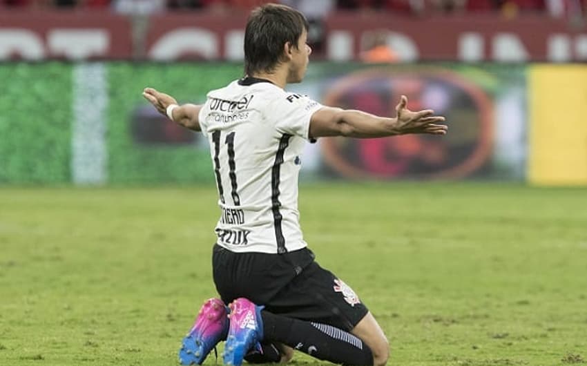 Romero fez o gol do Corinthians no empate em 1 a 1 com o Inter