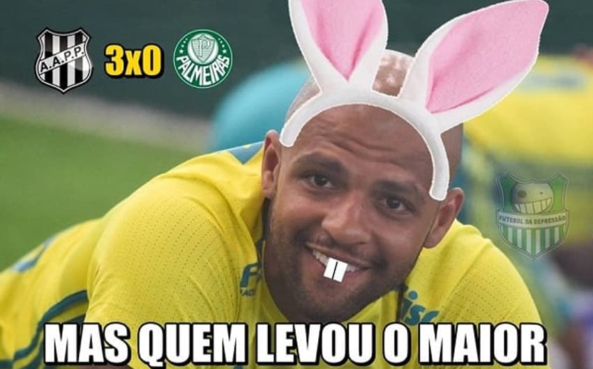 Palmeiras não escapou das zoações após derrota para Ponte Preta