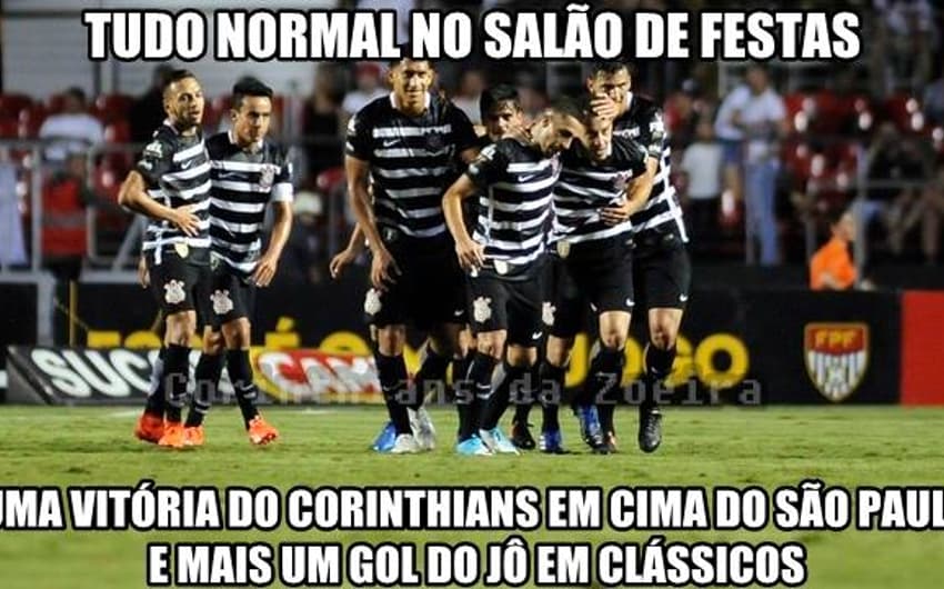 Torcedores do Corinthians não perdoaram os são paulinos após a vitória pela semifinal do Paulistão