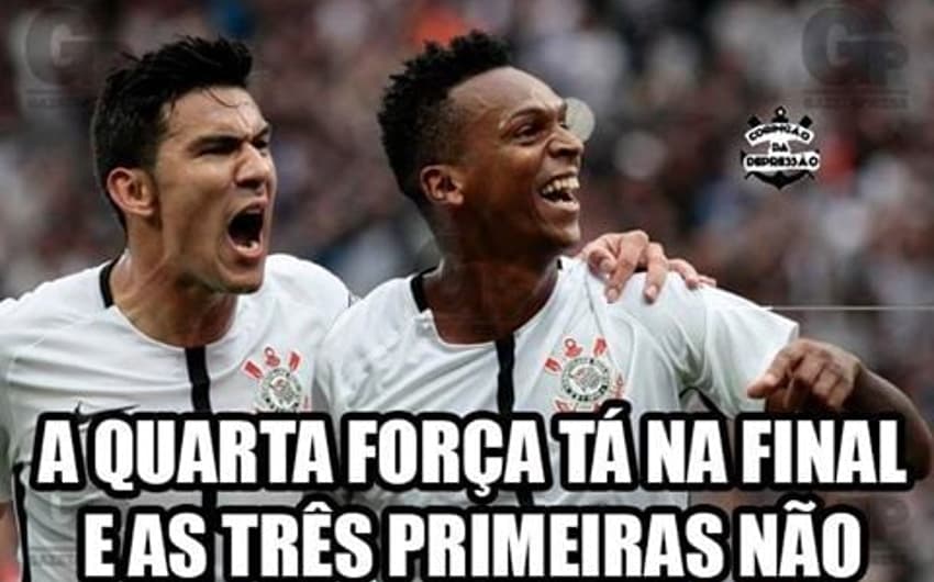 Os melhores memes da classificação do Corinthians para final do Paulistão