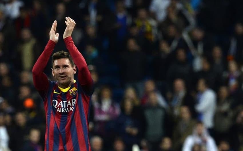 Já no dia 23 de março de 2014 Messi marcou três vezes na vitória de 4 a 3 do Barcelona no Santiago Bernabéu