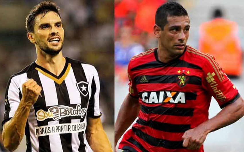 Rodrigo Pimpão (Botafogo) e do Diego Souza (Sport)