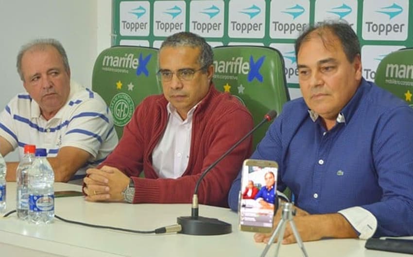 Nei foi apresentado como executivo de futebol do Guarani (Foto: Guarani Press / Divulgação)