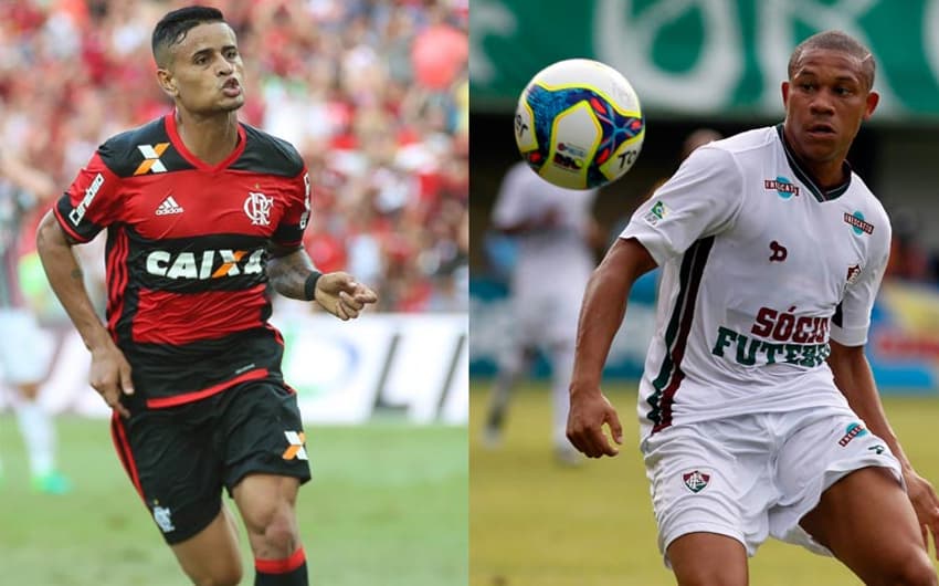 Éverton (Flamengo) x Wellington Silva (Fluminense)