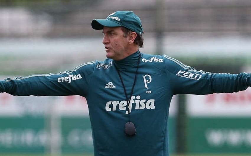 Cuca comanda treino do Palmeiras