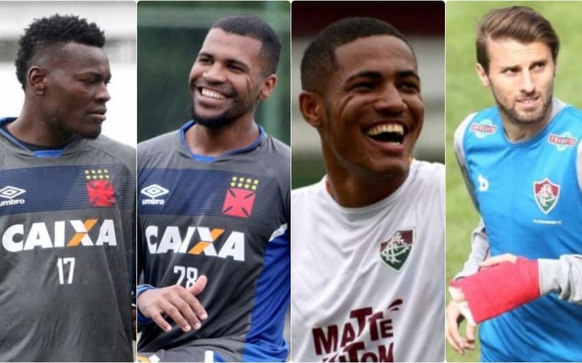 Vasco e Fluminense tiveram novas duplas de zaga no último jogo. O teste pra valer é neste sábado, em São Januário. Confira na galeria