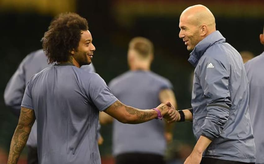 Marcelo e Zidane - Real Madrid