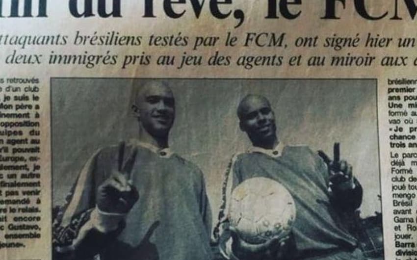 Botafogo - Jair Ventura (à direita da foto): Tinha 23 anos, era atacante e atuava pelo Mulhouse, da França. Ele pendurou as chuteiras três anos depois.