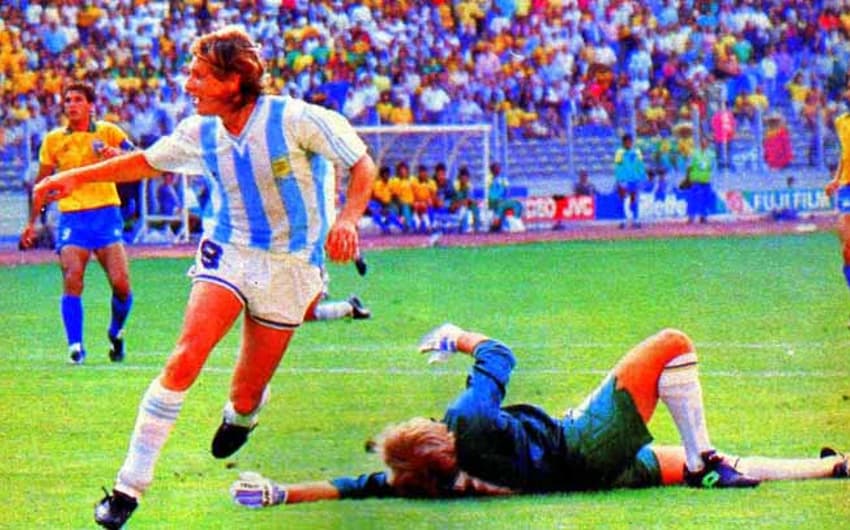 Argentina 1x0 Brasil - 24/06/1990 em Turim (Copa do Mundo)