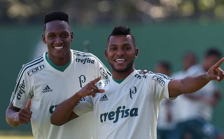 Mina e Borja podem reforçar o Palmeiras na Bahia (Foto: Cesar Greco/Palmeiras)