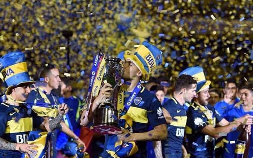 Boca Juniors -  Garantido como campeão da Primeira Divisão 2016-17 na Argentina<br>