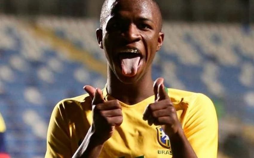 Vinicius Junior é o principal nome do Brasil sub-17&nbsp;