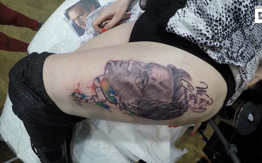 Vivien tem tatuagens em homenagem a Mourinho