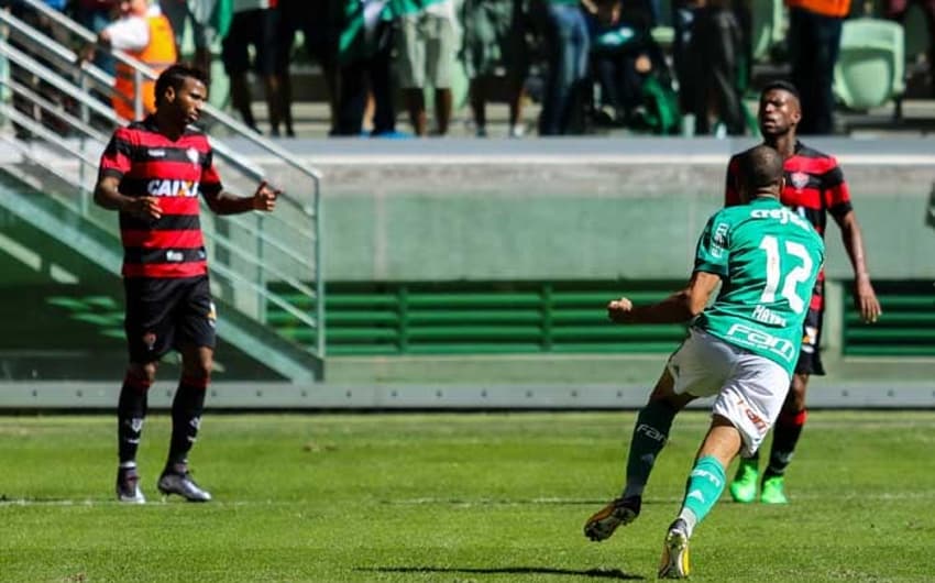 Último confronto: Palmeiras 4 x 2 Vitória - 16/7/2017