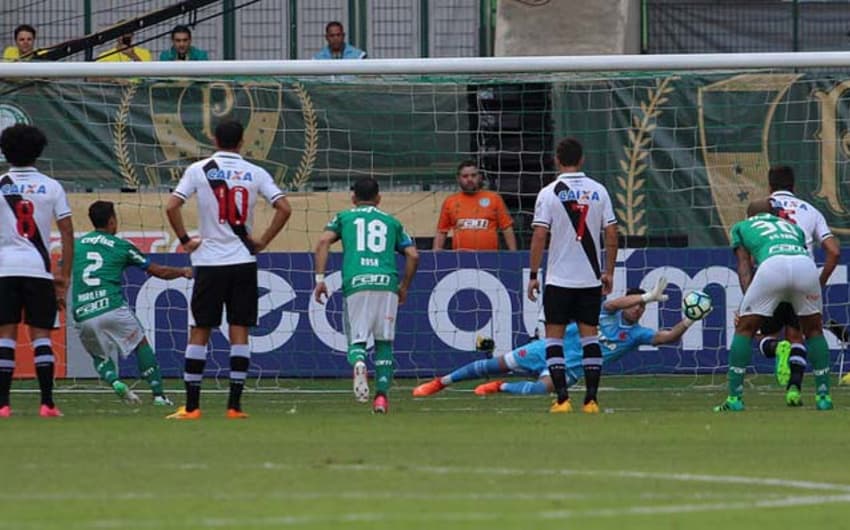 1ª rodada - Palmeiras 4 x 0 Vasco, no Allianz Parque &nbsp;- Verdão teve dois pênaltis, convertidos por Jean e Borja