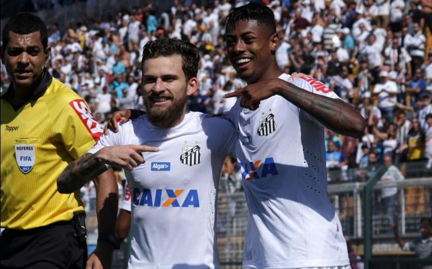 Santos 3x0 Bahia: Bruno e Lucas Lima