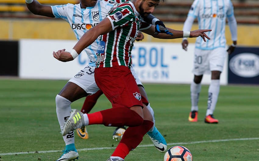 Henrique Dourado, do Fluminense, tem 20 finalizações certas no Brasileiro e 13 erradas