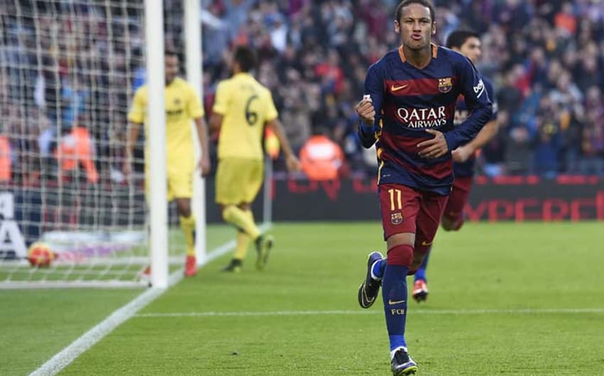 Gol de Neymar que concorreu ao Premio Puskas - Barcelona x Villarreal - 8/11/2015