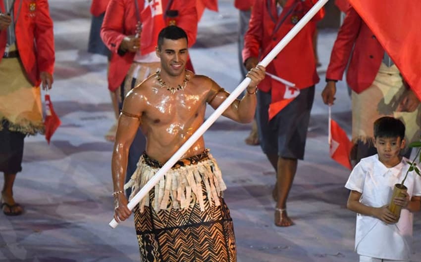 Porta bandeira de Tonga