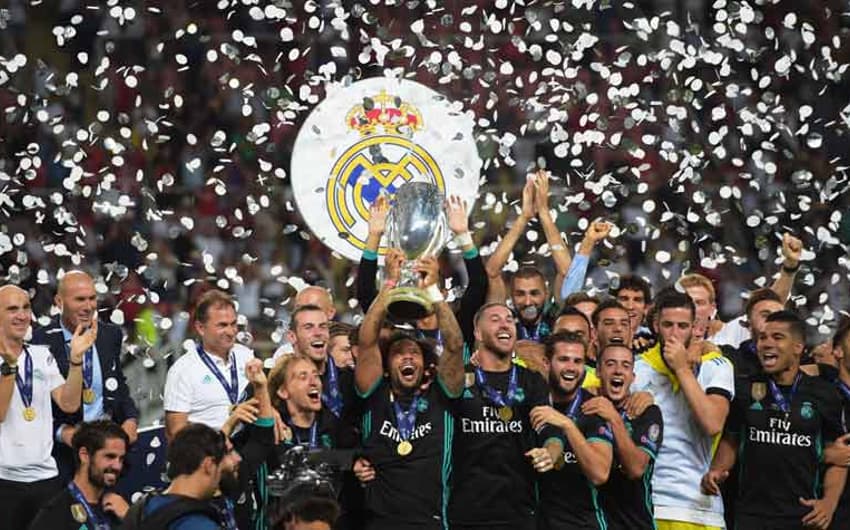 O Real Madrid derrotou o Manchester United e ficou com o título da Supercopa 2017