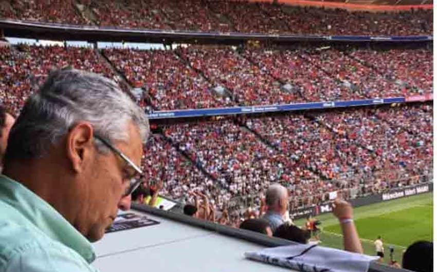 Rueda deve acompanhar ao jogo do Flamengo no estádio